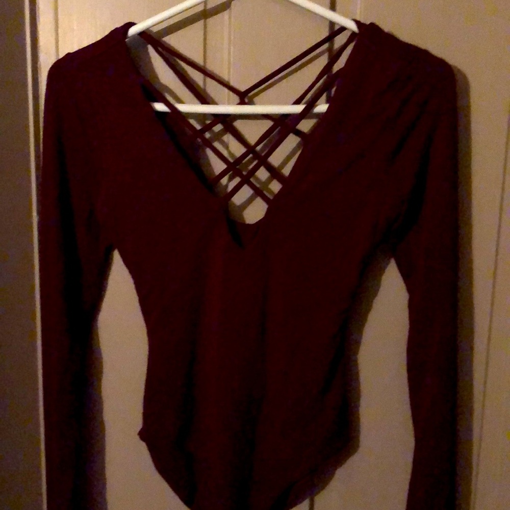 Long sleeve bodysuit size Small